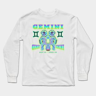 Gemini 8a Periwinkle Long Sleeve T-Shirt